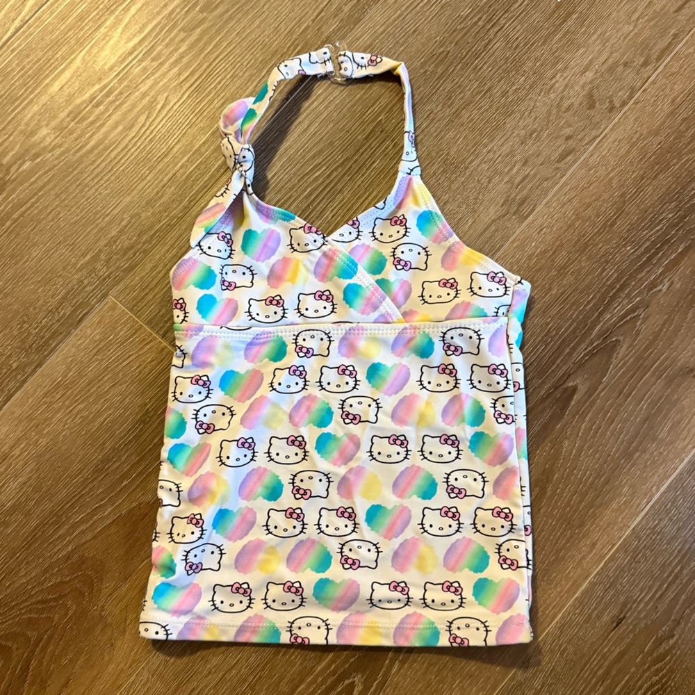 Y2K hello kitty swimsuit top